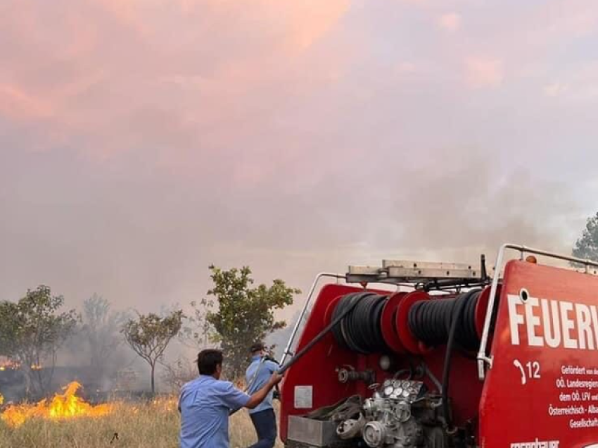 Aktivizohen 3 vatra zjarri në Kavajë, zjarrfikëset neutralizojnë flakët