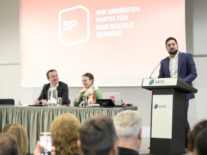 Kritikat nga shteti helvetik për përzierje në zgjedhje, Kurti lajmërohet nga organizimi i PSD-së zvicerane
