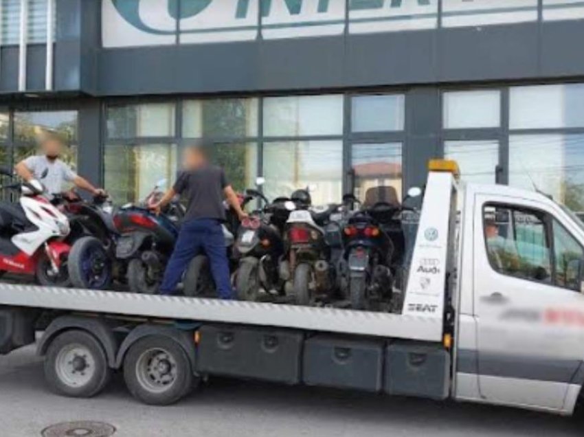 Policia në Gjilan konfiskon dhjetëra motoçikleta