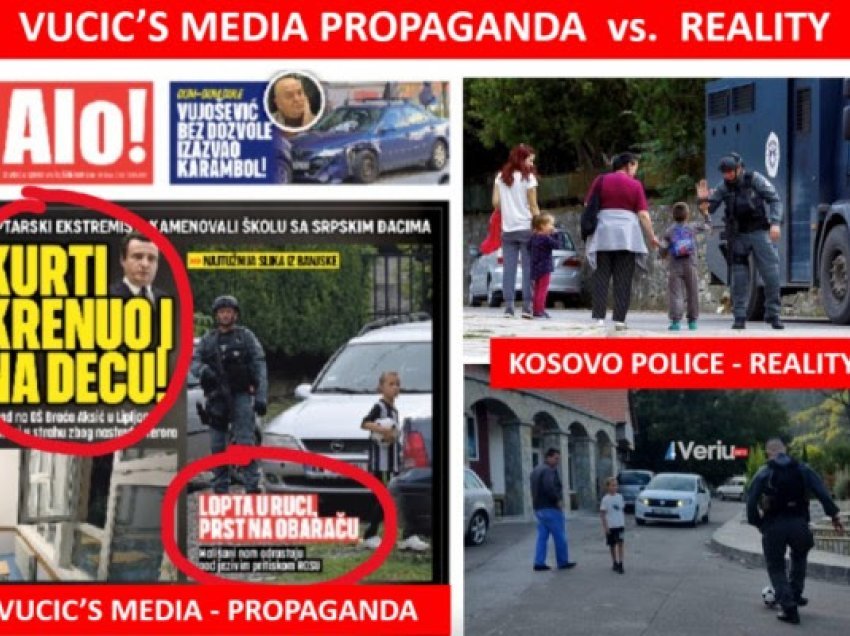Mediat në Serbi nisin propagandën me fotografi nga situata në veri