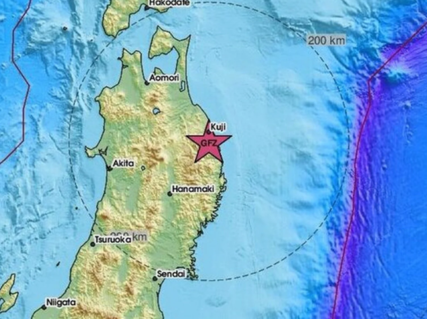 Lëkundje të forta tërmeti ‘shkundin’ Japoninë, ja sa ishte magnituda
