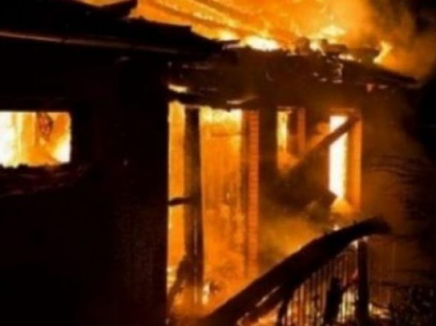 Një shtëpi është djegur në Tetovë, zjarri ka përfshirë edhe shtëpinë e pushimit fqinj