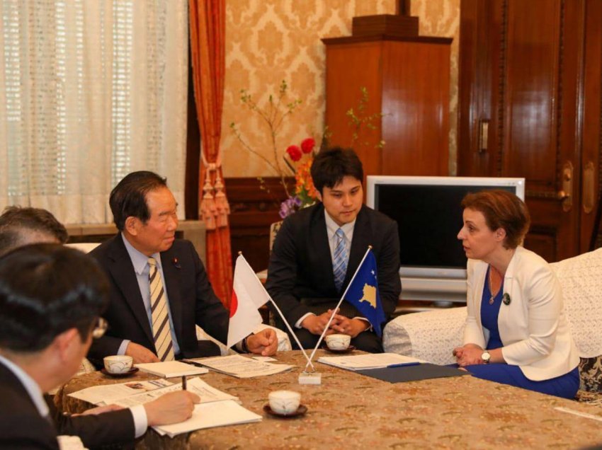 Ministrja Gërvalla takon kryetarin e Parlamentit të Japonisë, vlerësohen lart marrëdhëniet bilaterale