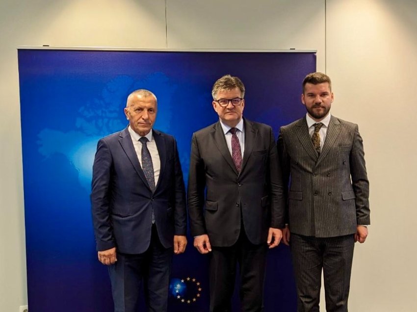 Lajçaku në Bruksel takohet me deputetin shqiptar në Serbi, Shaip Kamberin