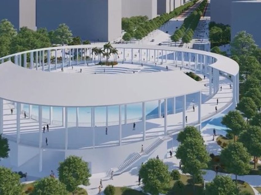 Veliaj publikon projektin për parkun fundor te Bulevardi i Ri: Drejt përfundimit edhe detajimi