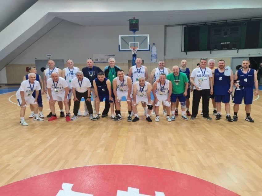 Veteranët e basketbollit të Kosovës fitojnë turneun në Kroaci