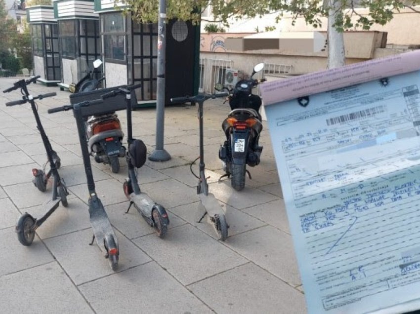 ​Policia gjobit ngasësit e biçikletave dhe motoçikletave nëpër sheshet e Prishtinës