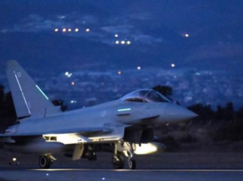 Tajfunët britanikë RAF, të përfshirë në rrëzimin e dronëve iranianë mbi Siri dhe Irak