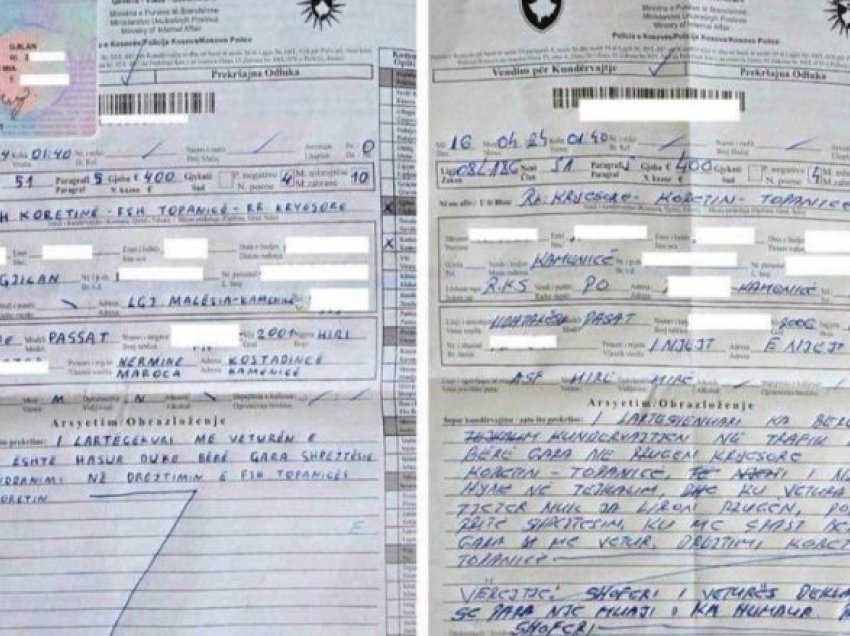 Bënin gara me vetura – dënohen me nga 400 euro, 4 pikë negative e dalim të vozitjes për 10 muaj dy persona në Kamenicë