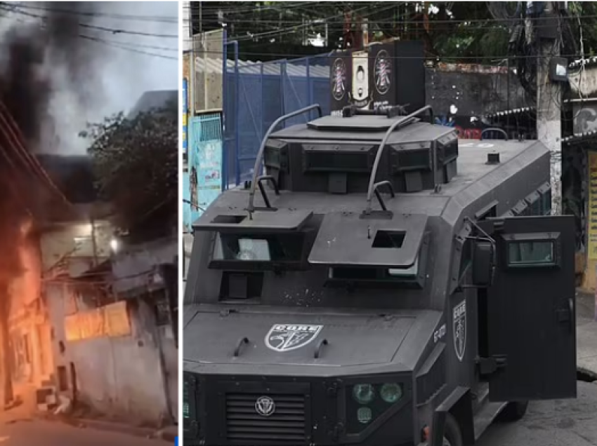 Policia shkëmben zjarr gjatë bastisjes masive në favelat e Rio de Janeiro kundër bandave