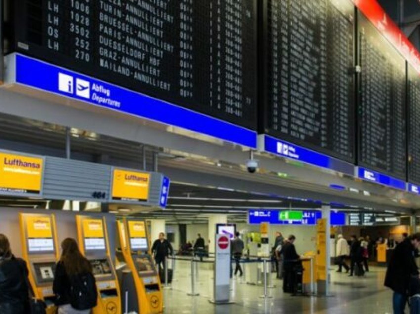 Në Gjermani grevë në 11 aeroporte, anulohen mijëra fluturime