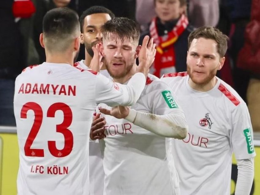 Eintrachti “skuqet” dhe pëson dy gola, fitore shprese për Kolnin