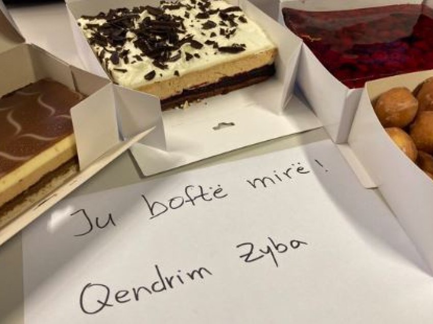 Qëndrim Zyba bën gjest fantastik, iu çon ëmbëlsira punonjësve të Legias
