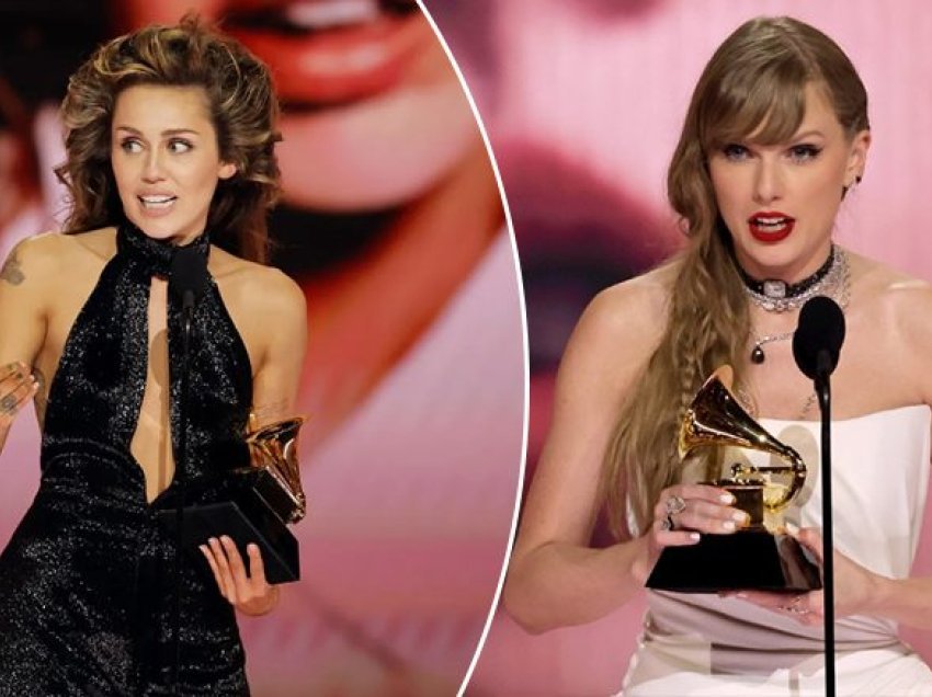 Taylor Swift dhe Miley Cyrus rrisin shikueshmërinë e “Grammy Awards” – shfaqja shënon rekord