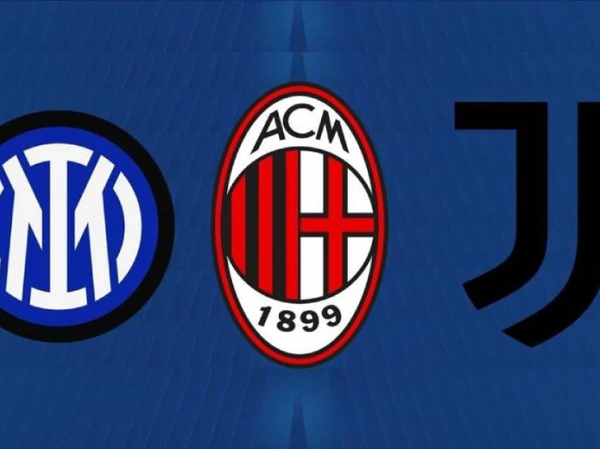Juventusi, Milani dhe Interi kërkojnë reduktimin e skuadrave në Serie A