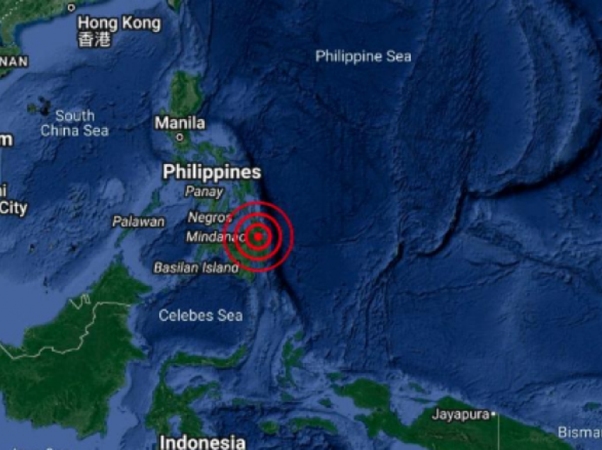 Tërmet i fuqishëm në Filipine