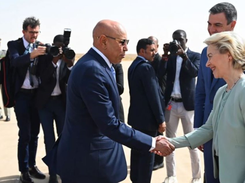 Von Der Leyen zotohet të arrijë një marrëveshje migracioni prej 210 milionë eurosh me Mauritaninë