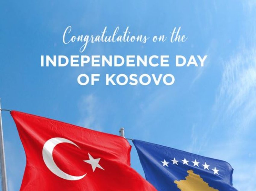 Ministria e Punëve të Jashtme e Turqisë uron Kosovën për Pavarësi