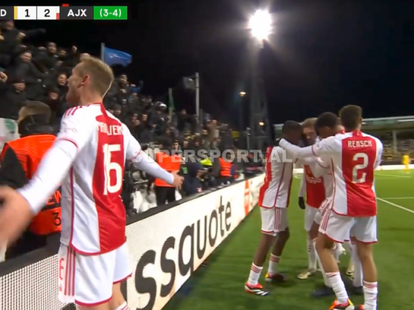Ajax triumfon pas shtesës dhe eliminon Bodo/Glimt