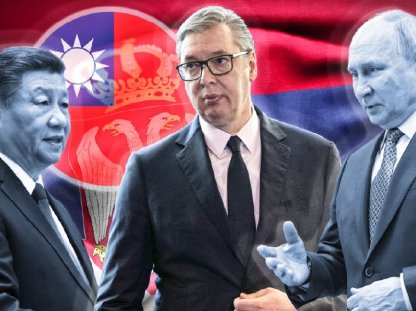 Vuçiqit iu deshën 10 sekonda për t’iu përgjigjur pyetjes së një gazetari për Tajvanin që Serbisë do t’i kushtojë shtrenjtë në Perëndim