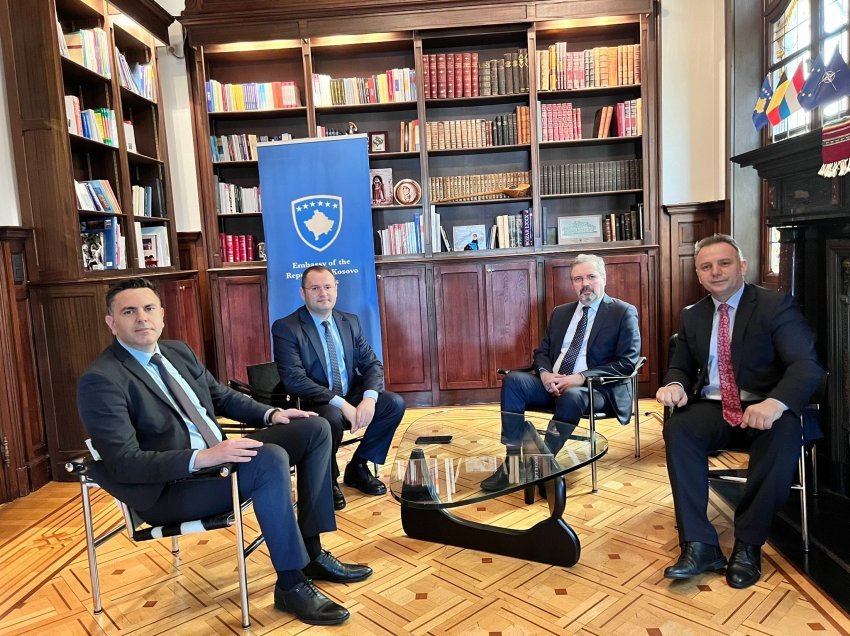 Delegacioni i lartë i BQK-së në takim me Ambasadën e Republikës së Kosovës në Bruksel