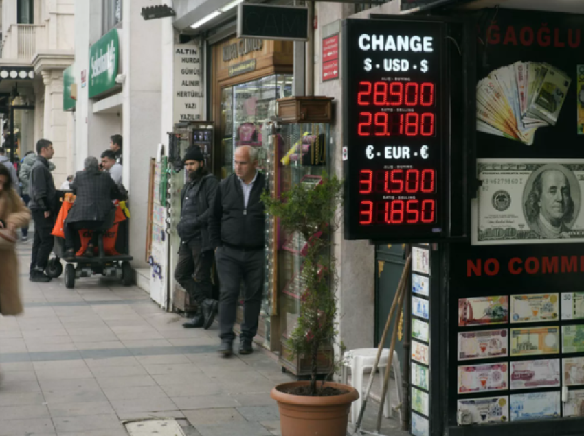 Inflacioni në Turqi rritet në 64.8 përqind
