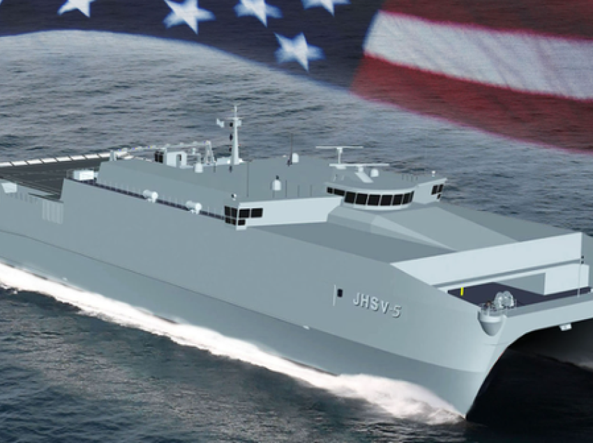 Mbërrin në Durrës anija më e shpejtë transportuese e marinës amerikane “USNS Trenton”