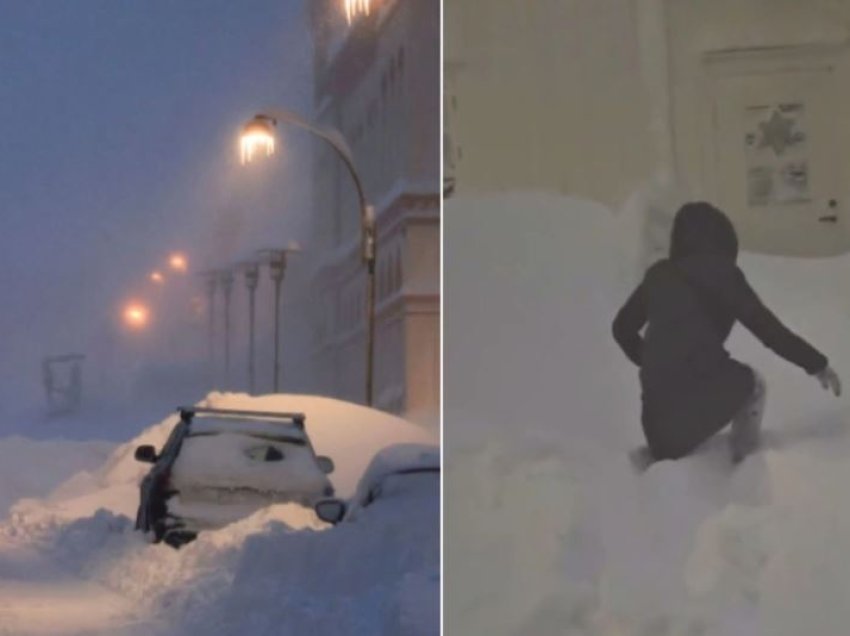Trashësia ka arritur në një metër, norvegjezët gërmojnë dëborën për të hyrë në shtëpitë e tyre