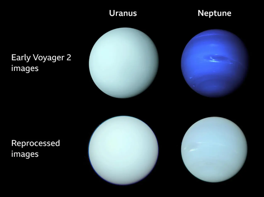 Neptuni dhe Urani shihen për herë të parë me ngjyra të vërteta