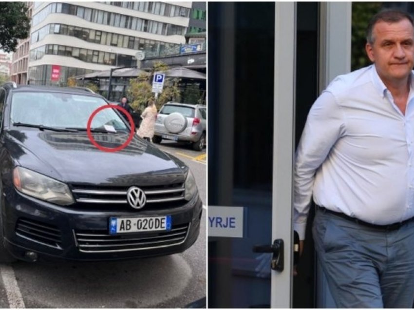 Ilir Beqaj gjobitet teksa merret në pyetje në SPAK, në emër të kujt është makina që përdor ish-ministri