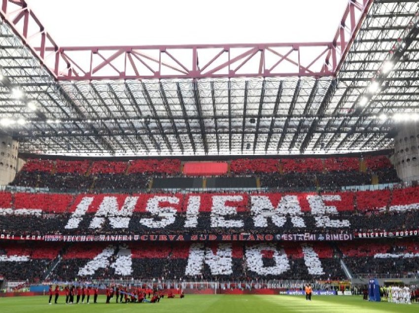 Tifozët e Milanit nuk zhgënjejnë, “San Siro” plot edhe ndaj Romës