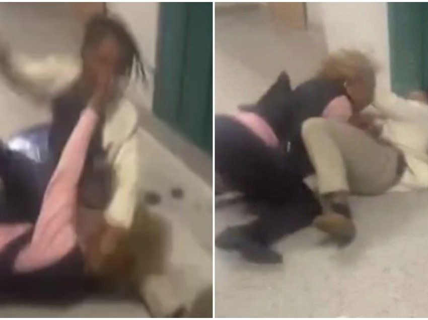 Nxënësja rrahu brutalisht mësuesen në Amerikë, e shtriu për tokë dhe e sulmoi me boksa e shkelma