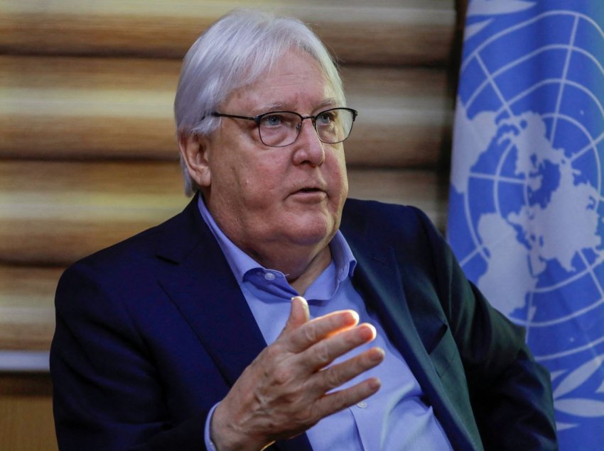 Griffiths thotë se OKB-ja është dëshmitare e “skenave të tmerrshme” në Gaza
