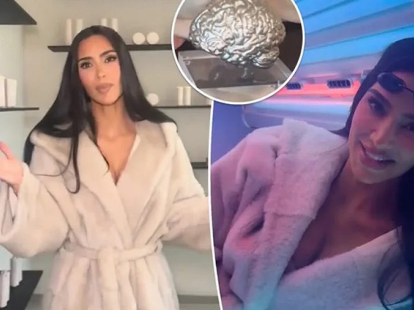 Zyra e Kim Kardashian ka një model 3-D të trurit të saj, këndin për rrezitje dhe veçori të tjera të çuditshme