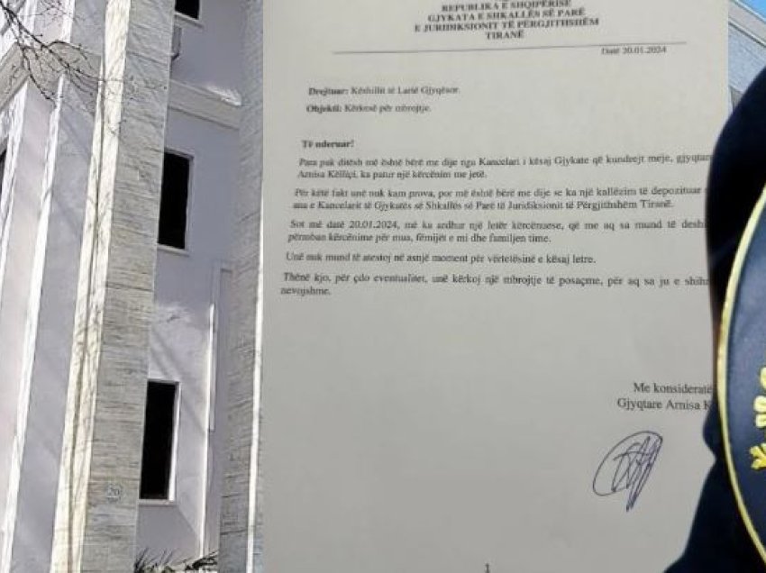 Deklaroi se u kërcënua me jetë! Policia e Shtetit merr në mbrojtje gjyqtaren e Gjykatës së Tiranës