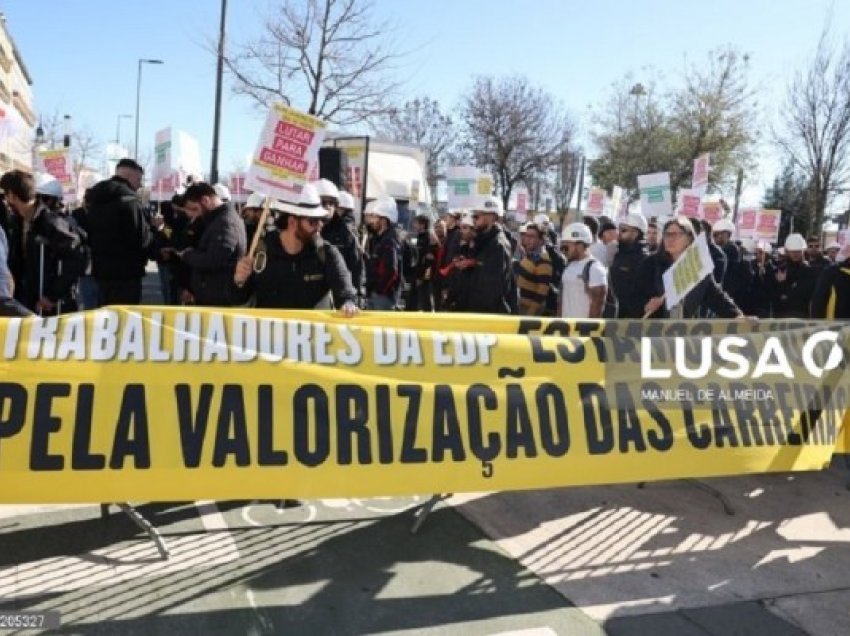 ​Portugali: Qindra punëtorë të EDP-së protestojnë për paga më të mira