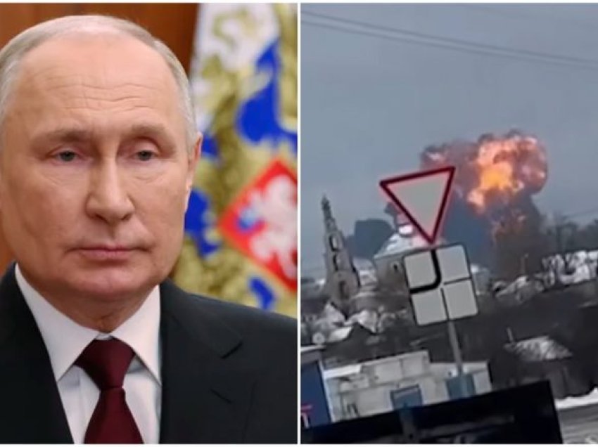 Putin reagon për herë të parë për rrëzimin e aeroplanit ushtarak rus në Belgorod të Rusisë