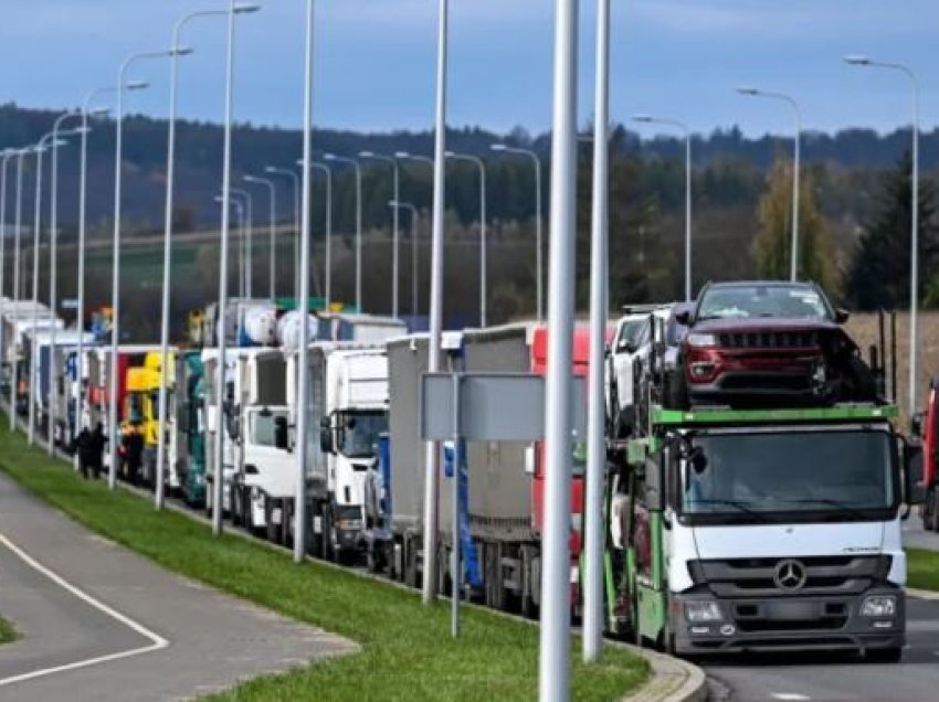 Grindje për çmimin e grurit, më shumë se 20 mijë kamionë bllokojnë pikat kufitare në Poloni e Ukrainë