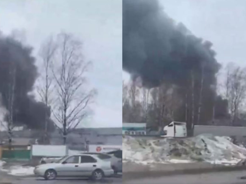 Mbyllet aeroporti i Shën Petersburgut, shkak një zjarr i madh që ra pranë