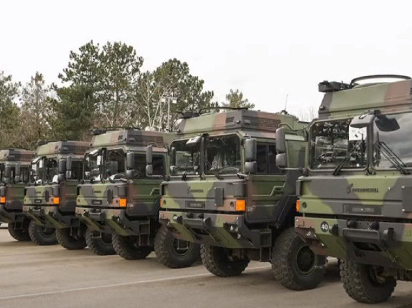 Mirëpritet blerja e 15 kamionëve ushtarakë “RheinMetall” për FSK-në