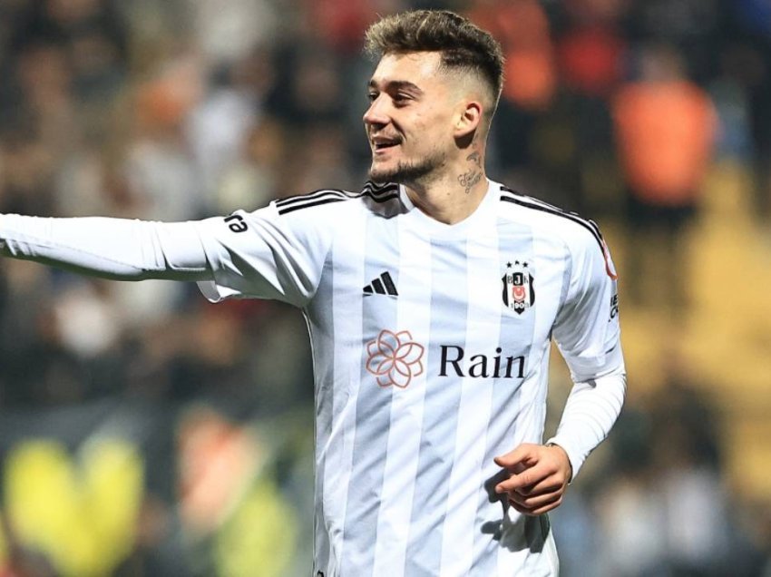 Muçi “yll” në Turqi, shënon golin e dytë me Besiktasin