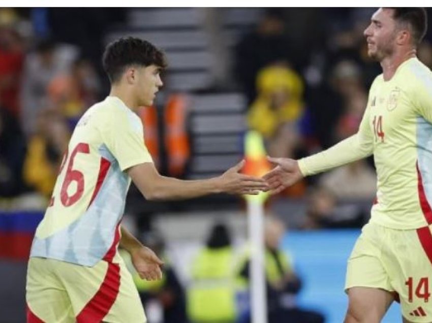 Ylli 17-vjeçar i Barcelonës ka bërë histori pas debutimit me Spanjën