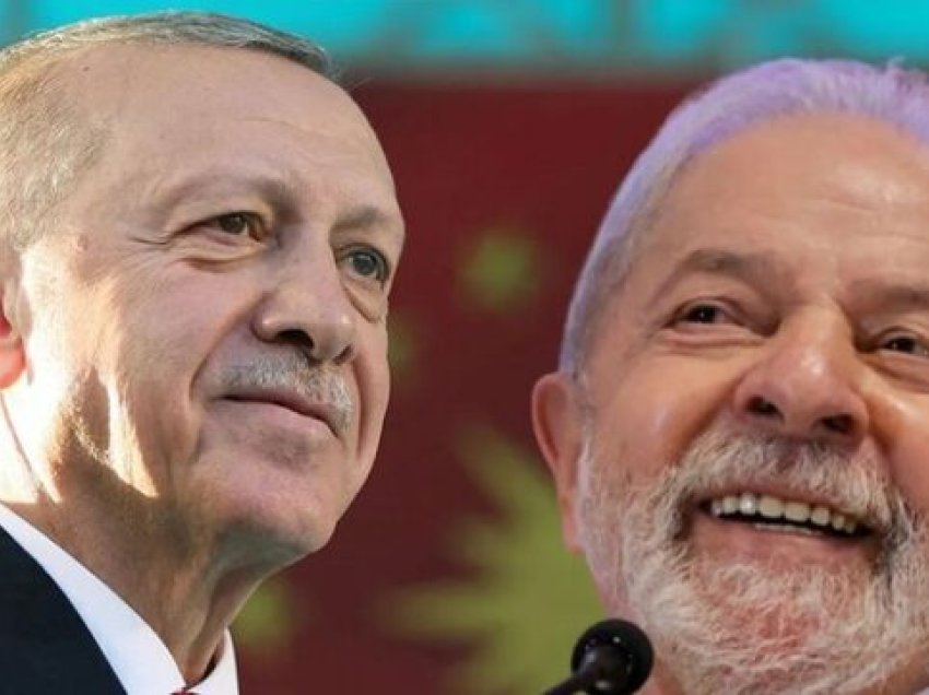 Erdogan dhe Lula diskutojnë çështjen e Gazës dhe marrëdhëniet dypalëshe gjatë një bisede telefonike
